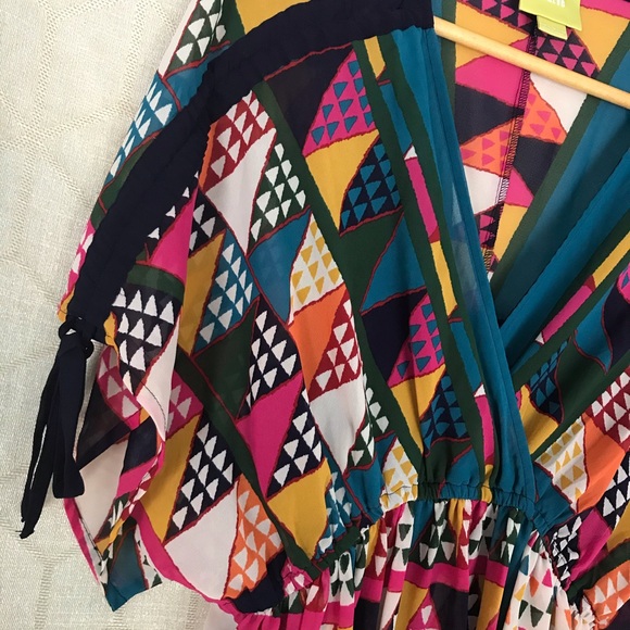 Anthropologie Maeve Geometric Dress - Picture 10 of 12